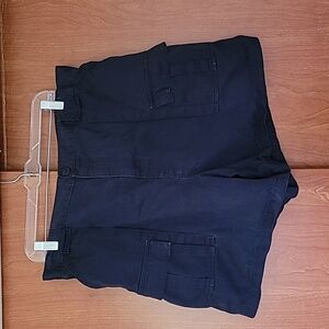 Men's navy blue cargo shorts